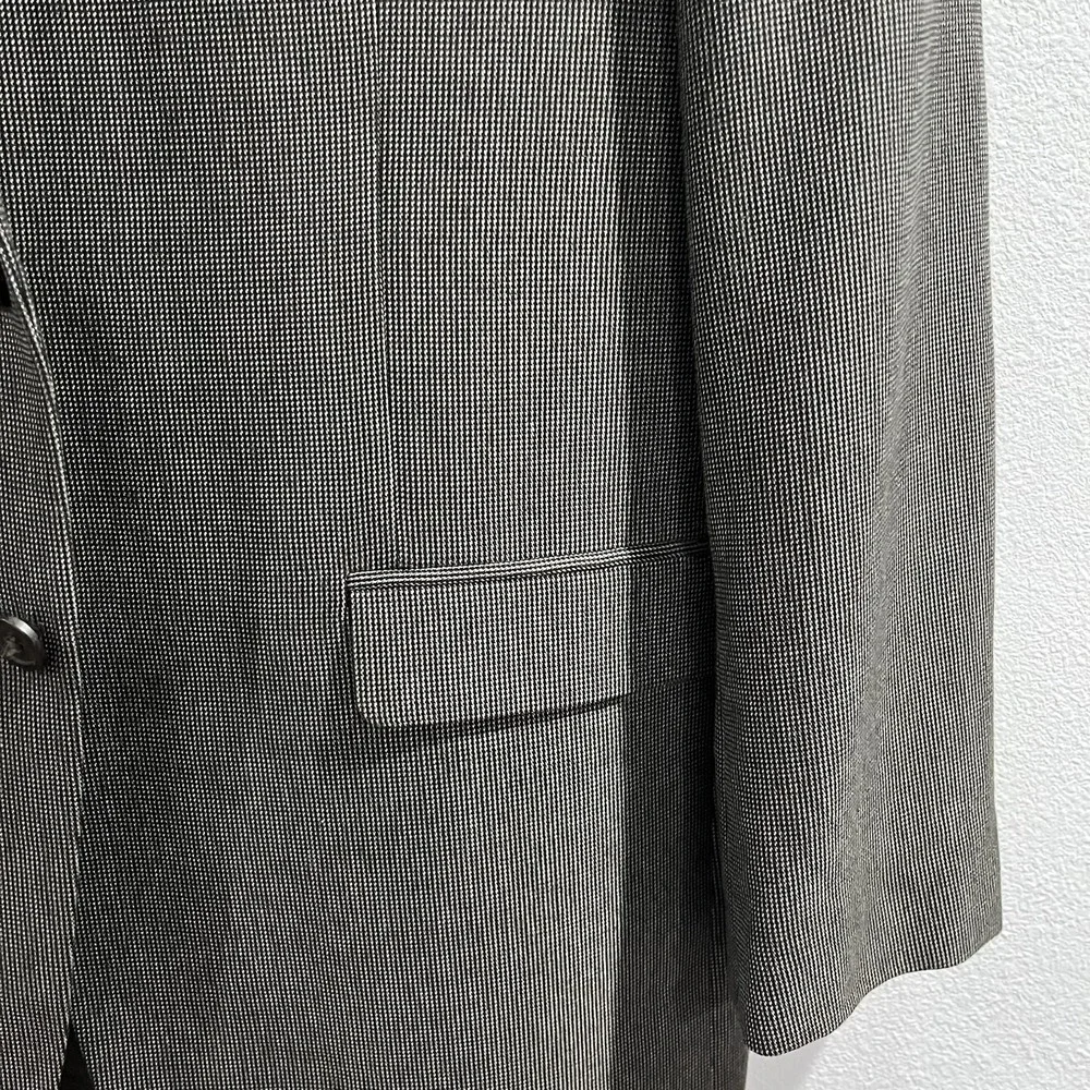 Lauren Ralph Lauren Blazer Sport Coat Mens 44L Gray Elbow Patch 2 Button